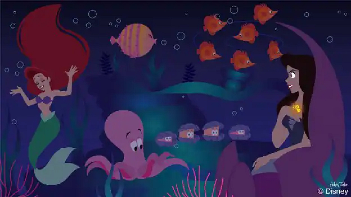 ディズニー】リトル・マーメイドに登場するヴァネッサの正体とは