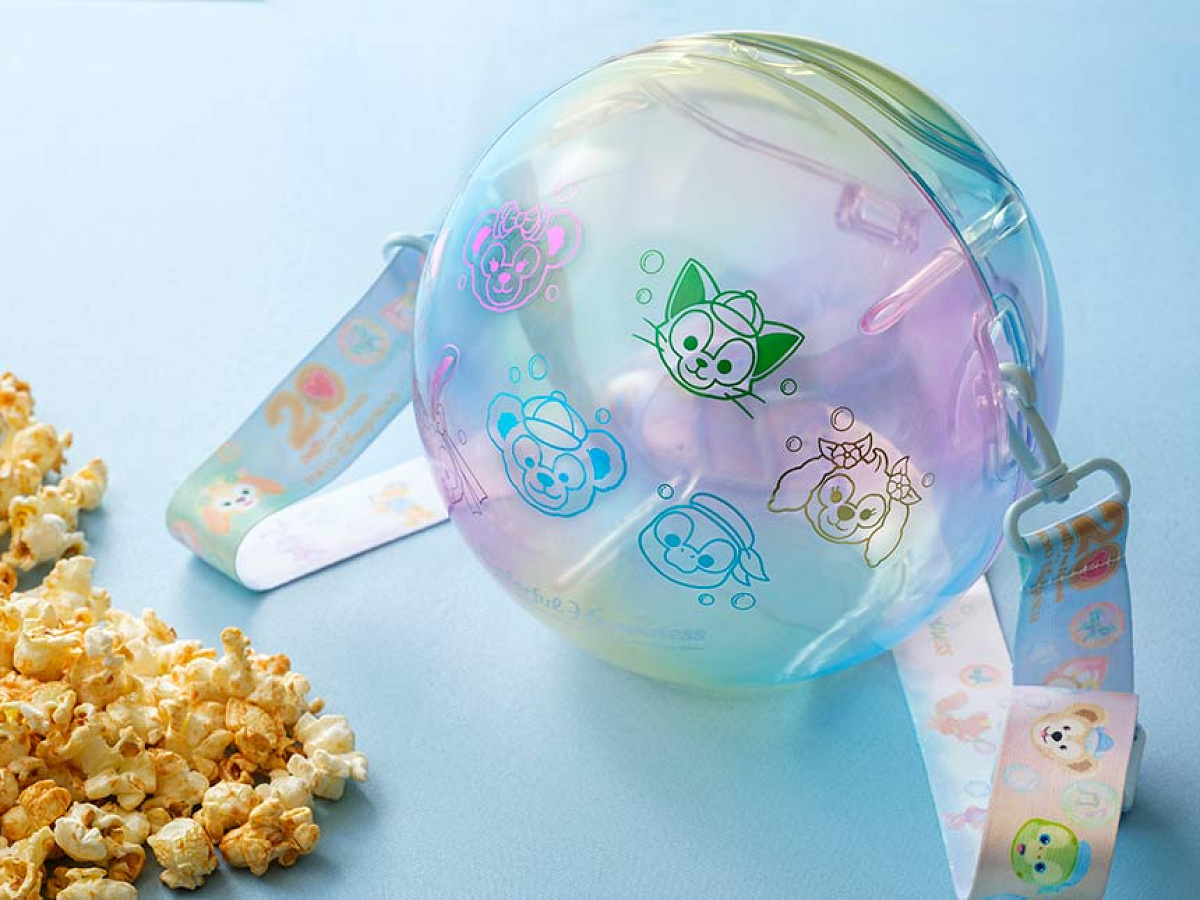ディズニー　ダッフィー&フレンズ20周年　カラフルハピネス　ポップコーンバケット ダッフィー&フレンズ20周年カラフルハピネスのポップコーンバケット