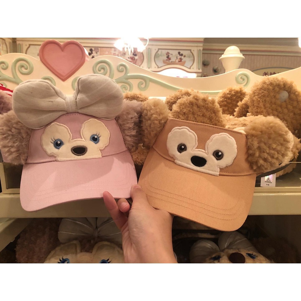 上海ディズニーランド ダッフィ シェリーメイ サンバイザー ダッフィーサンバイザー| キャステル | CASTEL ディズニー情報