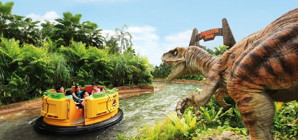 ユニバーサル・スタジオ・シンガポール「Jurassic Park Rapids Adventure」のイメージ