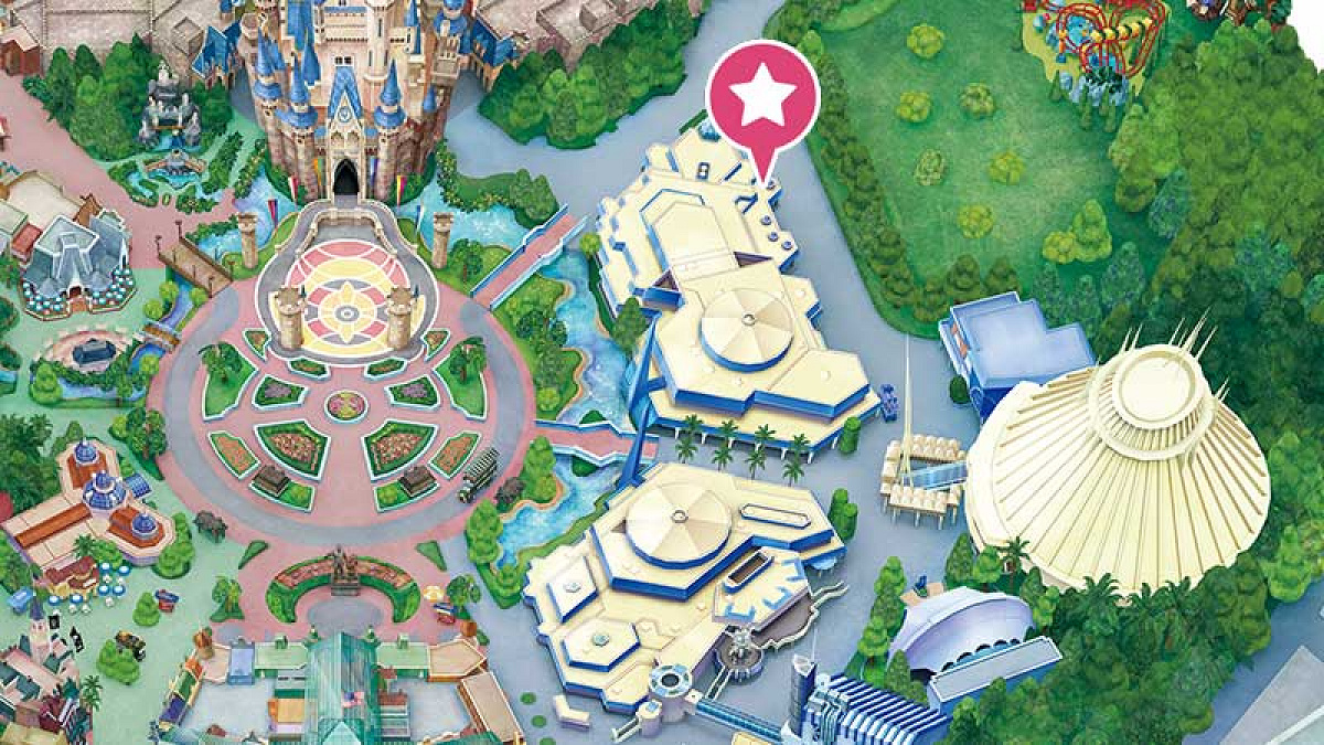 トゥモローランド・テラスの場所| キャステル | CASTEL ディズニー情報