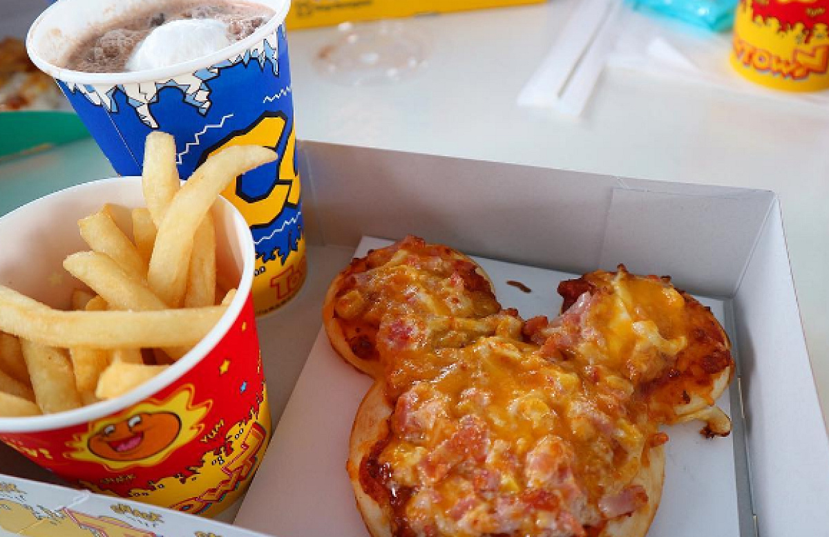 ミッキーピザ セット ¥880