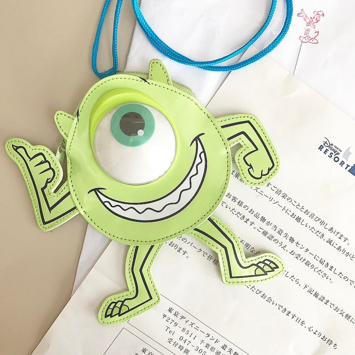 目が動くマイクのパスケース| キャステル | CASTEL ディズニー情報