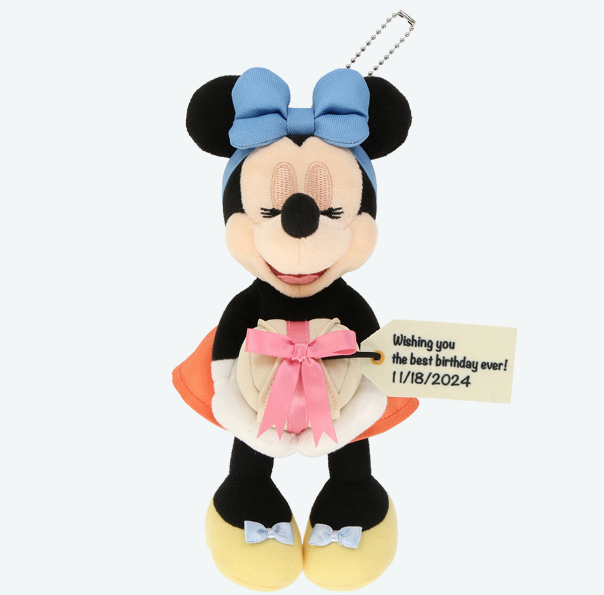 ミニー誕生日ぬいぐるみバッジ2024| キャステル | CASTEL ディズニー情報