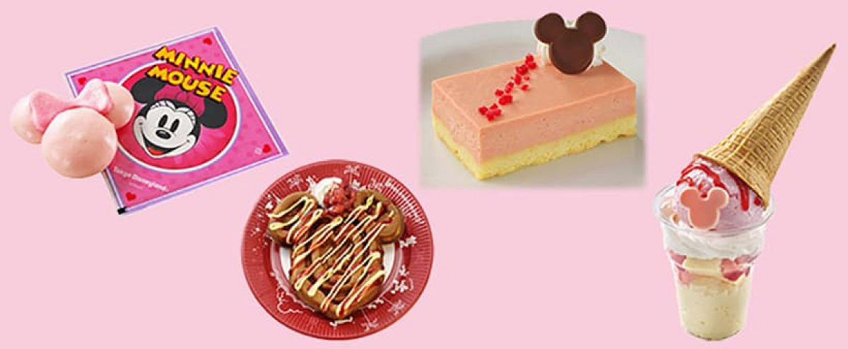 ミニーマウスまん（左上）