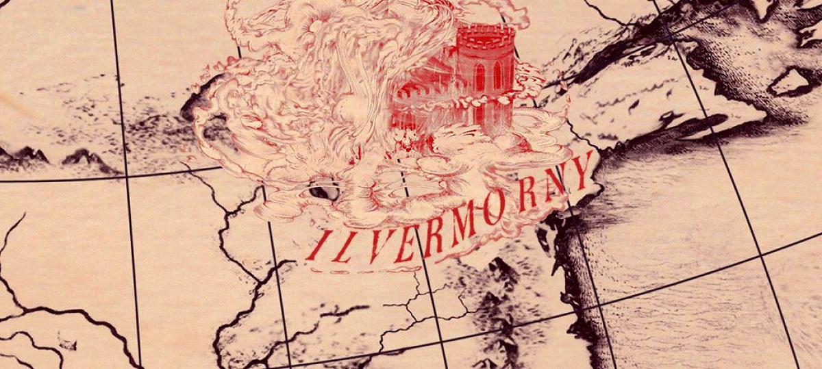 「Pottermore」魔法学校の世界地図（イルヴァーモーニー）