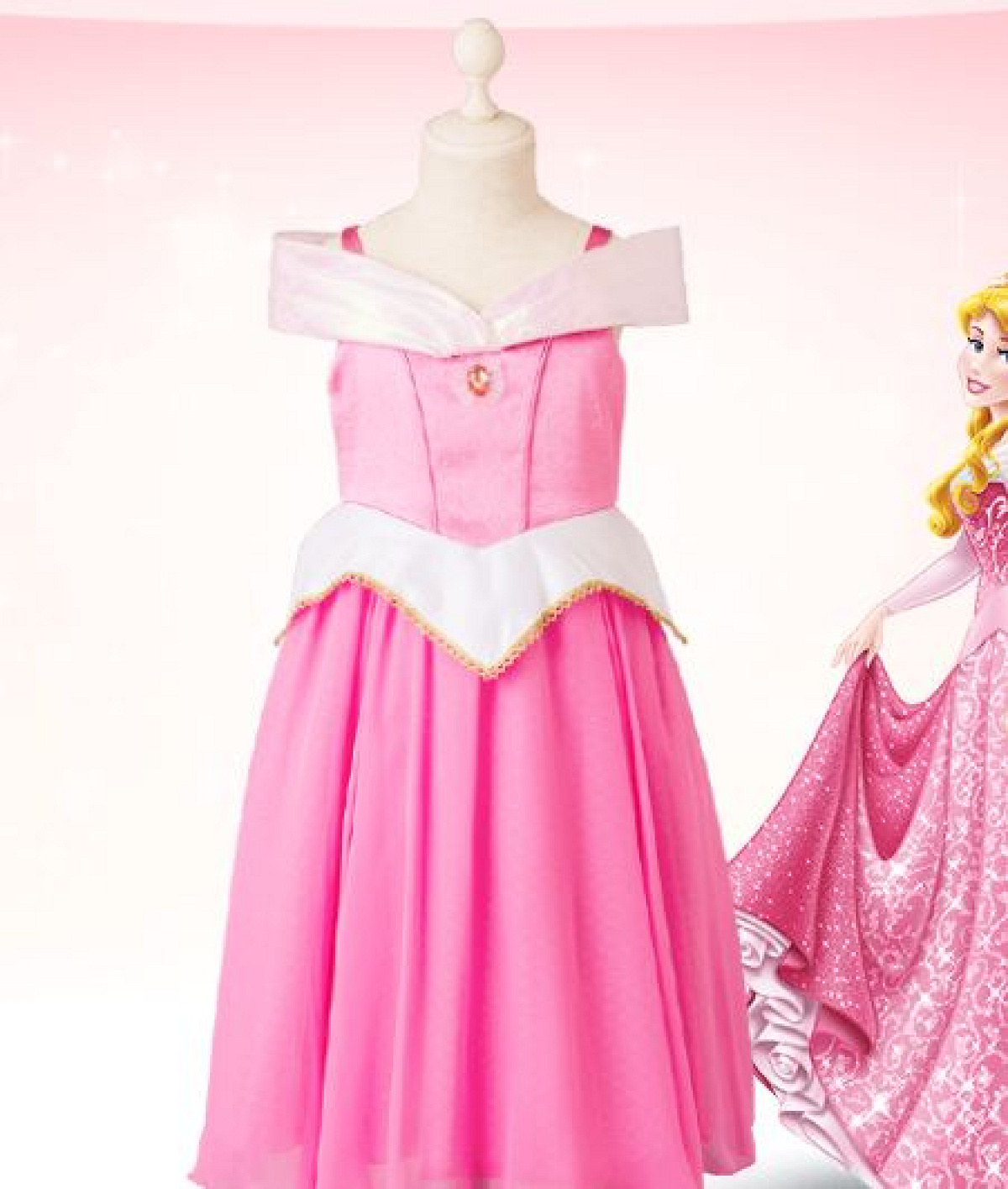 ディズニーランド　オーロラ姫ドレス　110cm オーロラ姫のドレス| キャステル | CASTEL ディズニー情報