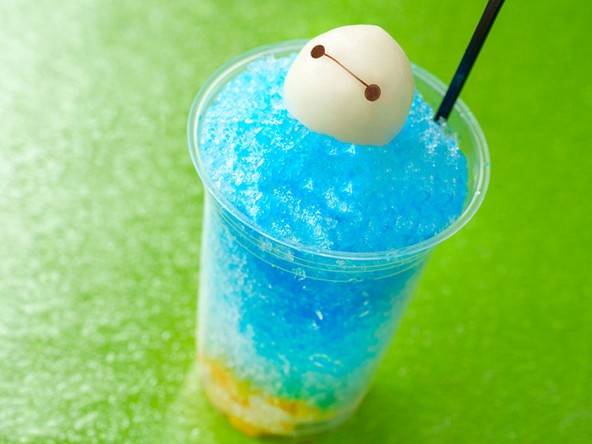 シェイブアイス（ブルーシロップ＆マンゴー）