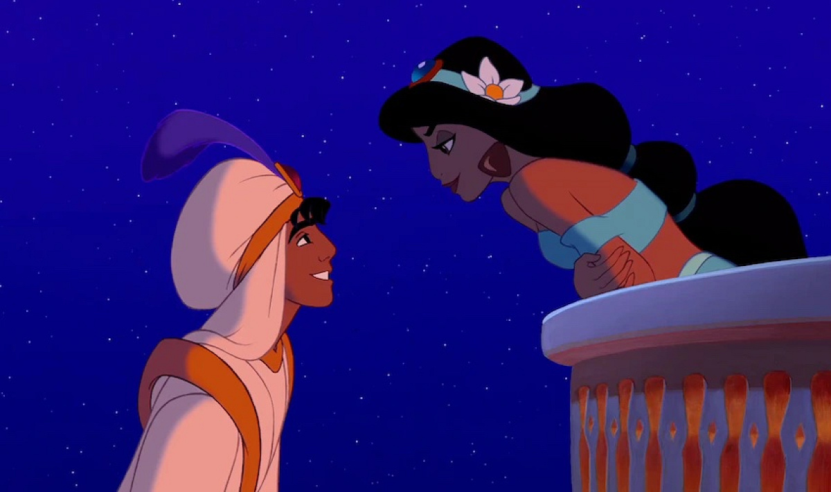 アラジンとジャスミンのキスを後押しした魔法のじゅうたん| キャステル