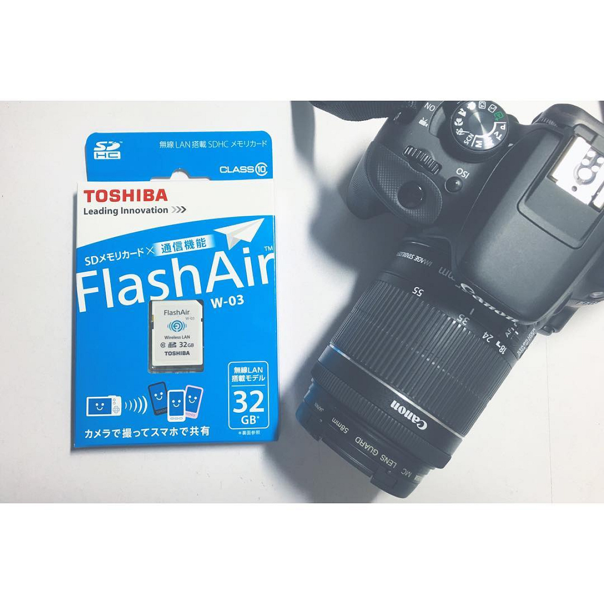 TOSHIBA FlashAir（Wi-Fi搭載SDカード）