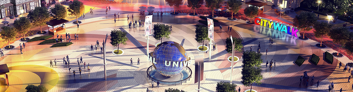Universal City Walk／ユニバーサルスタジオ北京