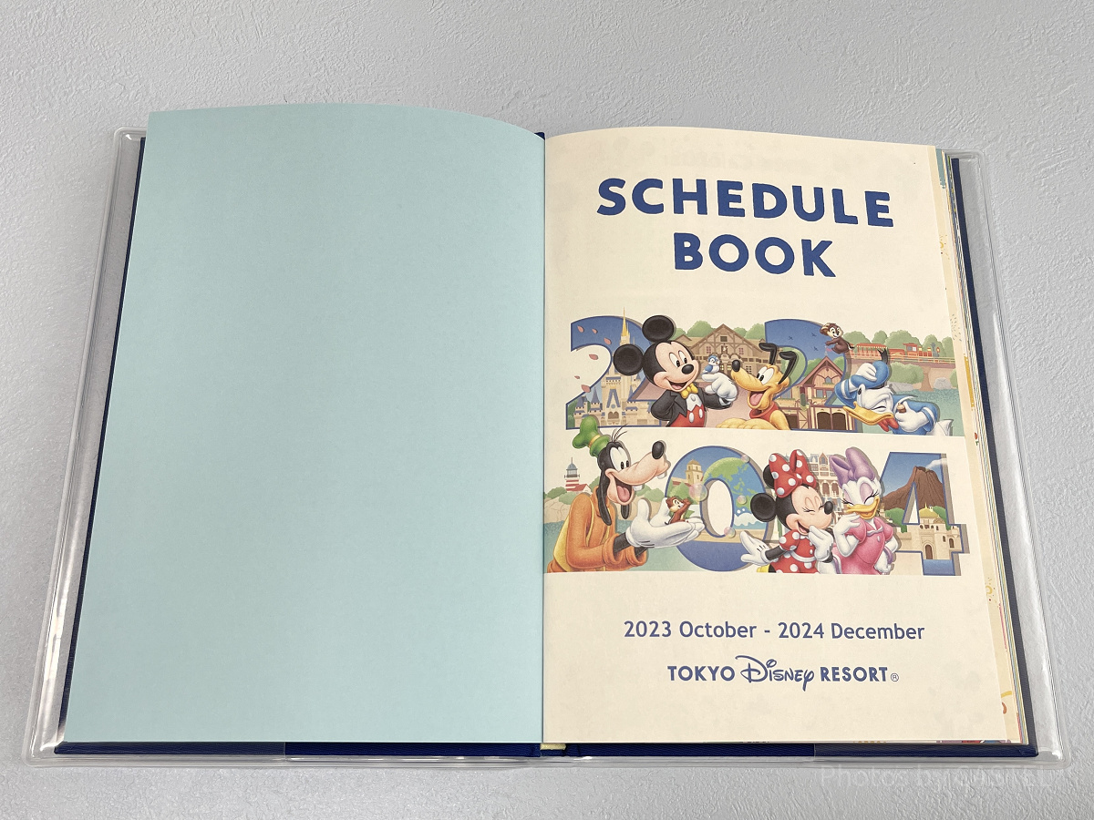 2024年スケジュール帳 中表紙| キャステル | CASTEL ディズニー情報