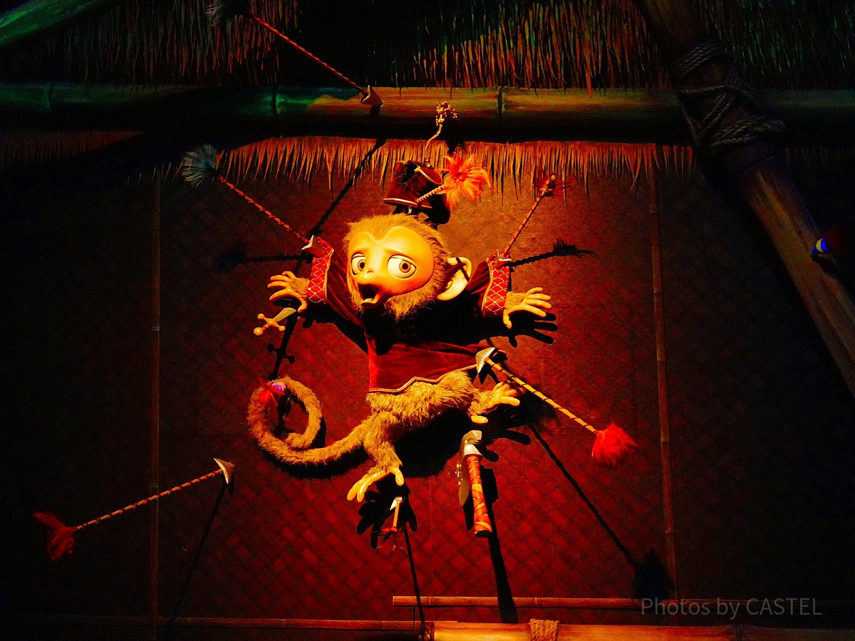 香港ディズニーミスティックマナーに登場する子猿のアルバート