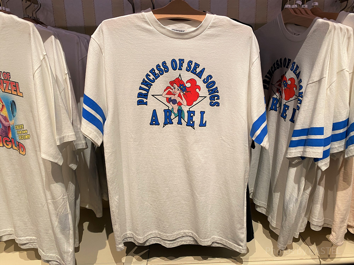 アリエルTシャツ（ホワイト）| キャステル | CASTEL ディズニー情報