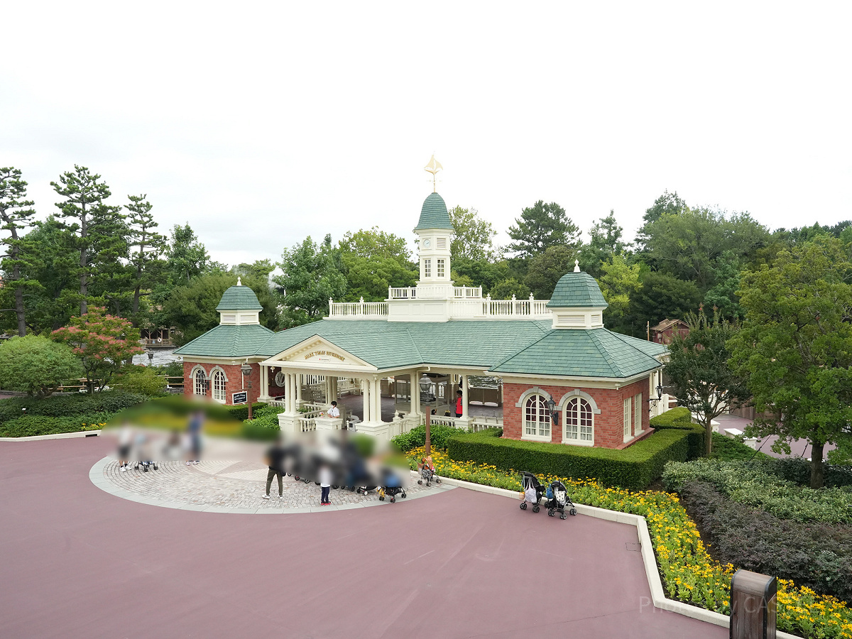 蒸気船マークトウェイン号の乗り場周辺