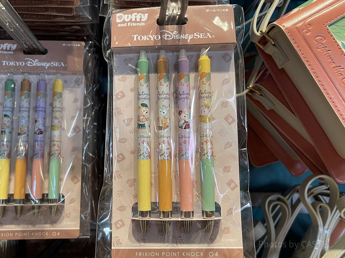 ボールペン〈フリクションペン〉セット（ダッフィー＆フレンズの