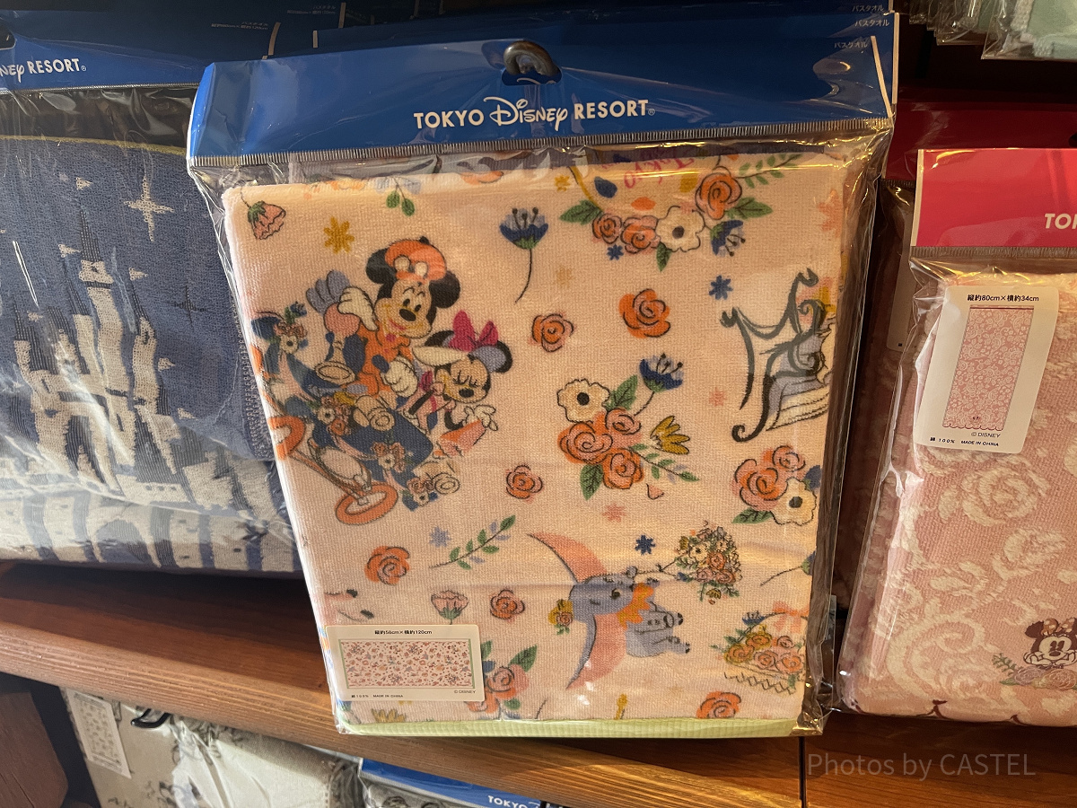 バスタオル（ディズニー春のお花グッズ）