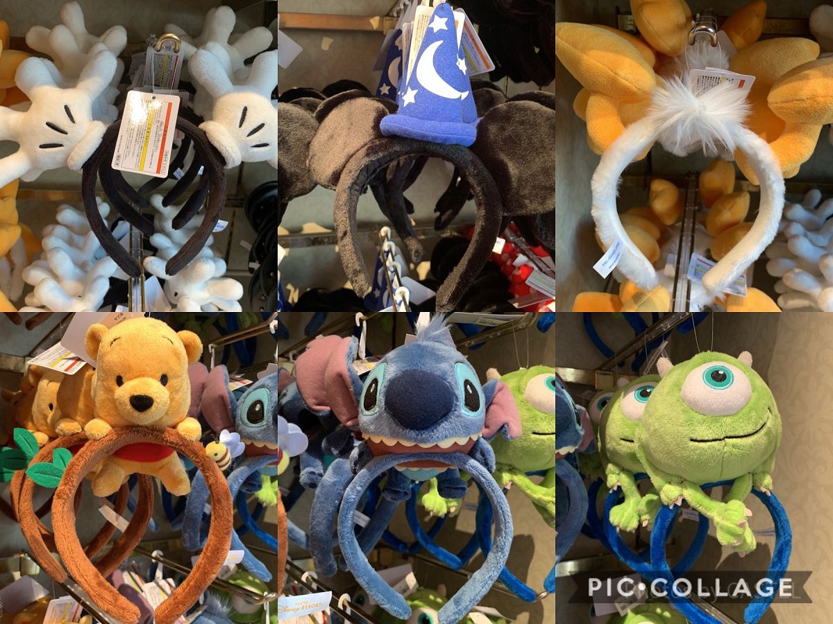 ディズニーキャラクターカチューシャセット キャラクターカチューシャ| キャステル | CASTEL ディズニー情報