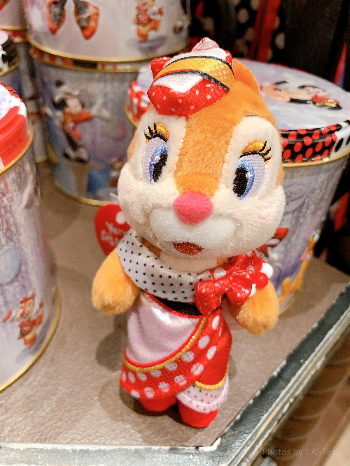 上海ディズニー クラリス 特大ぬいぐるみ ぬいぐるみ チップ デール