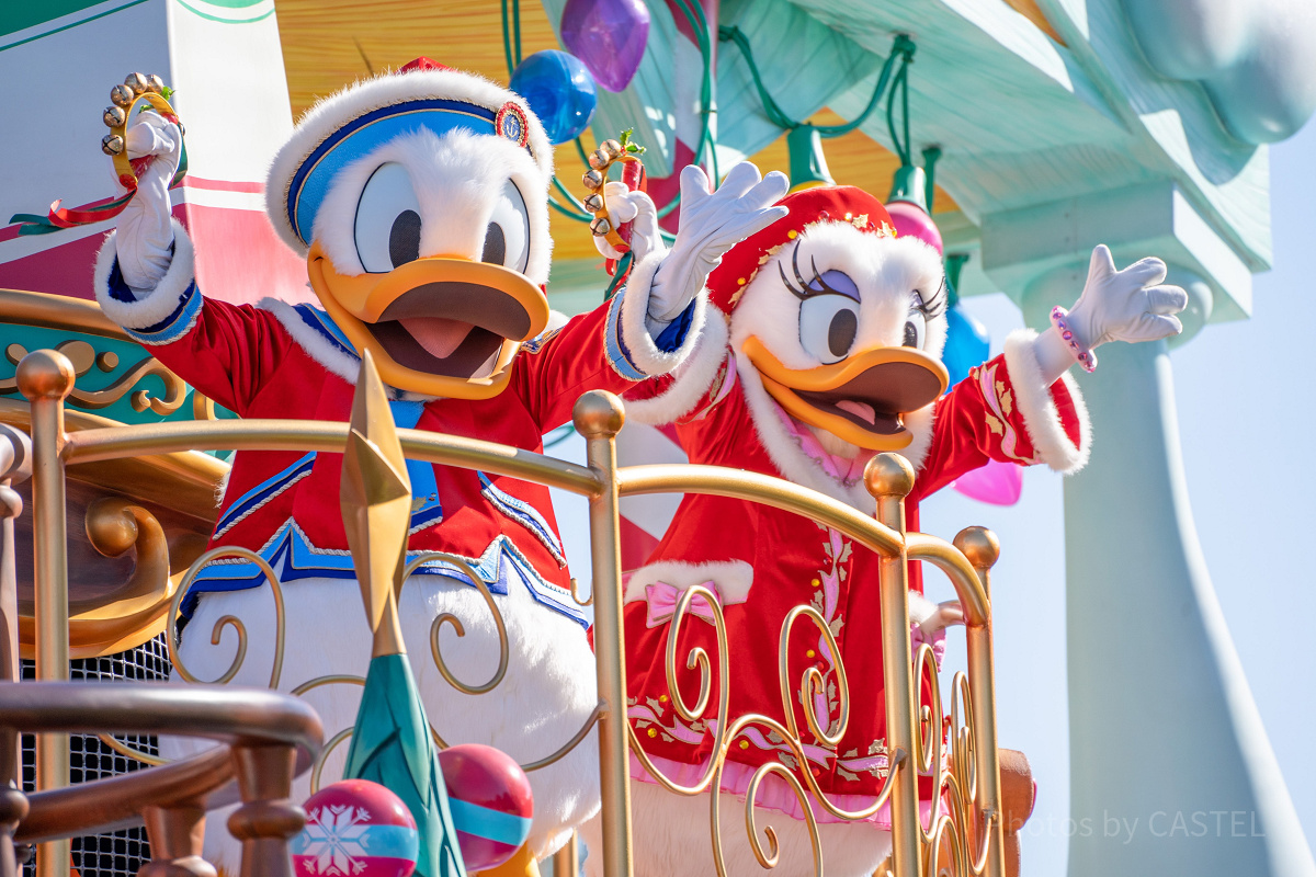 ディズニー・クリスマスのドナルドとデイジー| キャステル | CASTEL