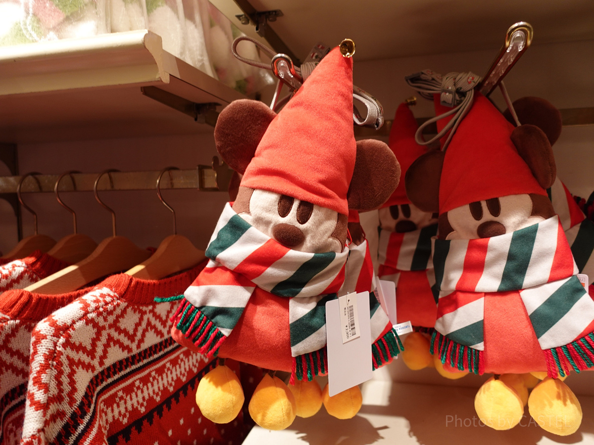 ディズニー　クリスマス　リルリンリン　セーター ショルダー バッグ ディズニー・クリスマス・リルリンリングッズ：ショルダーバッグ