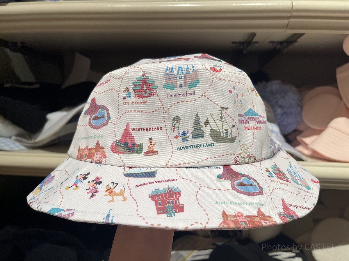 ディズニーマップバケットハット