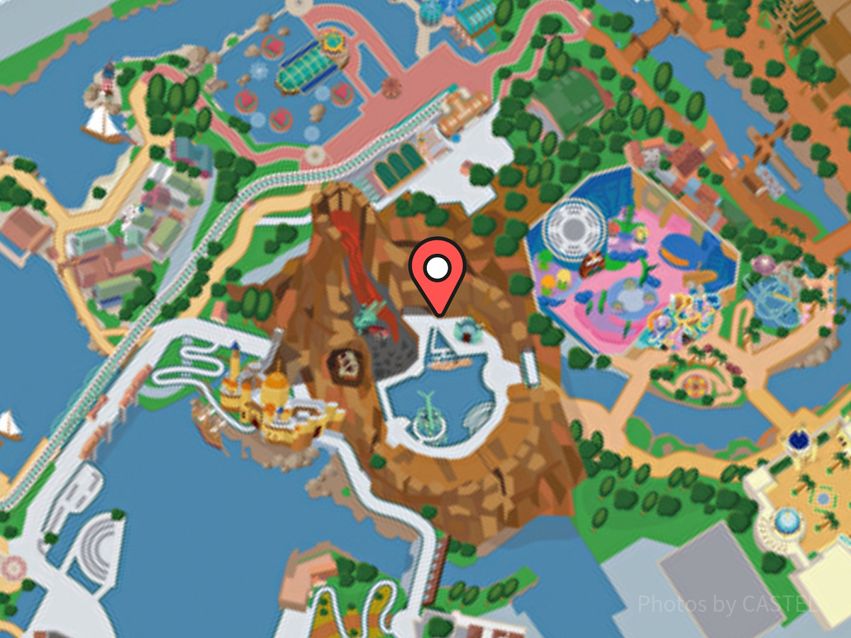 ディズニーシーのトイレマップ：ミステリアスアイランド