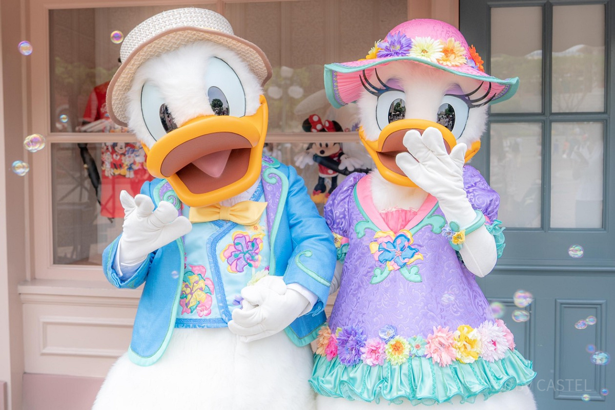 ドナルドダックとデイジーダック| キャステル | CASTEL ディズニー情報