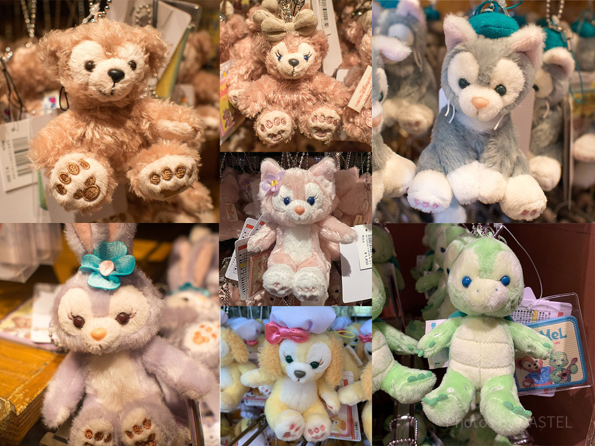 ダッフィー＆フレンズのぬいぐるみストラップ| キャステル | CASTEL