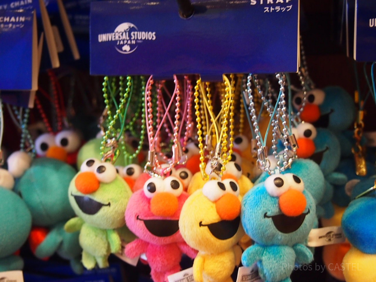 エルモ4色ストラップセット| キャステル | CASTEL ディズニー情報