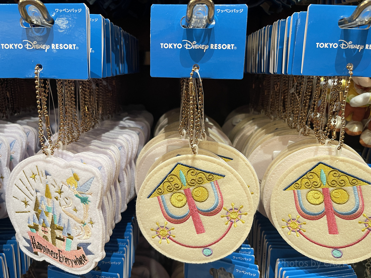 ワッペンバッジ（ディズニーパークモチーフグッズ）| キャステル