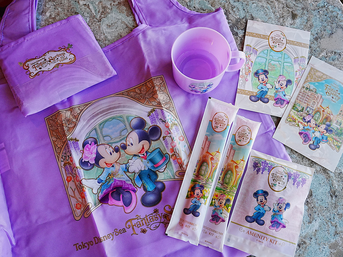 ファンタジースプリングスホテルのアメニティ（ファンタジーシャトー