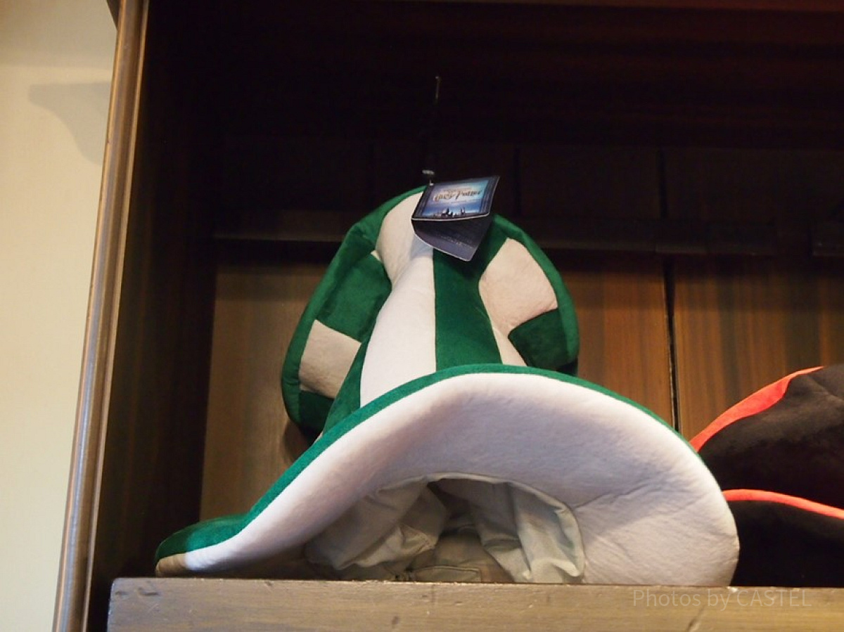 ハリーポッターのクィディッチ帽子（緑＆白）