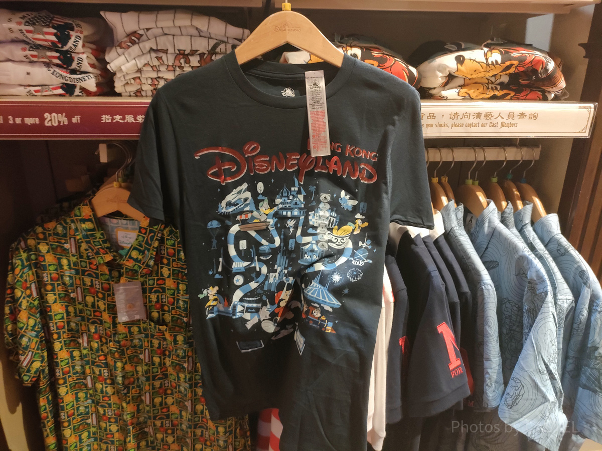香港ディズニーランド：Tシャツ