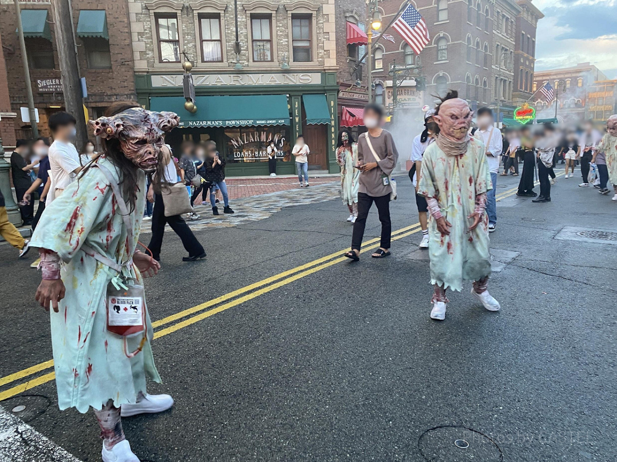 ホラーナイトのゾンビ