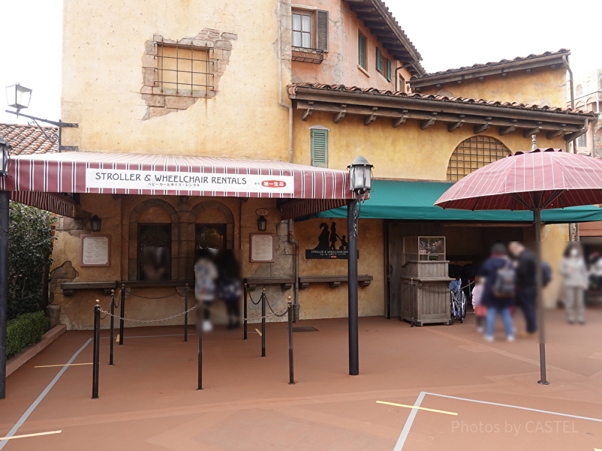 東京ディズニーリゾートのベビーカー預かりサービスの有無