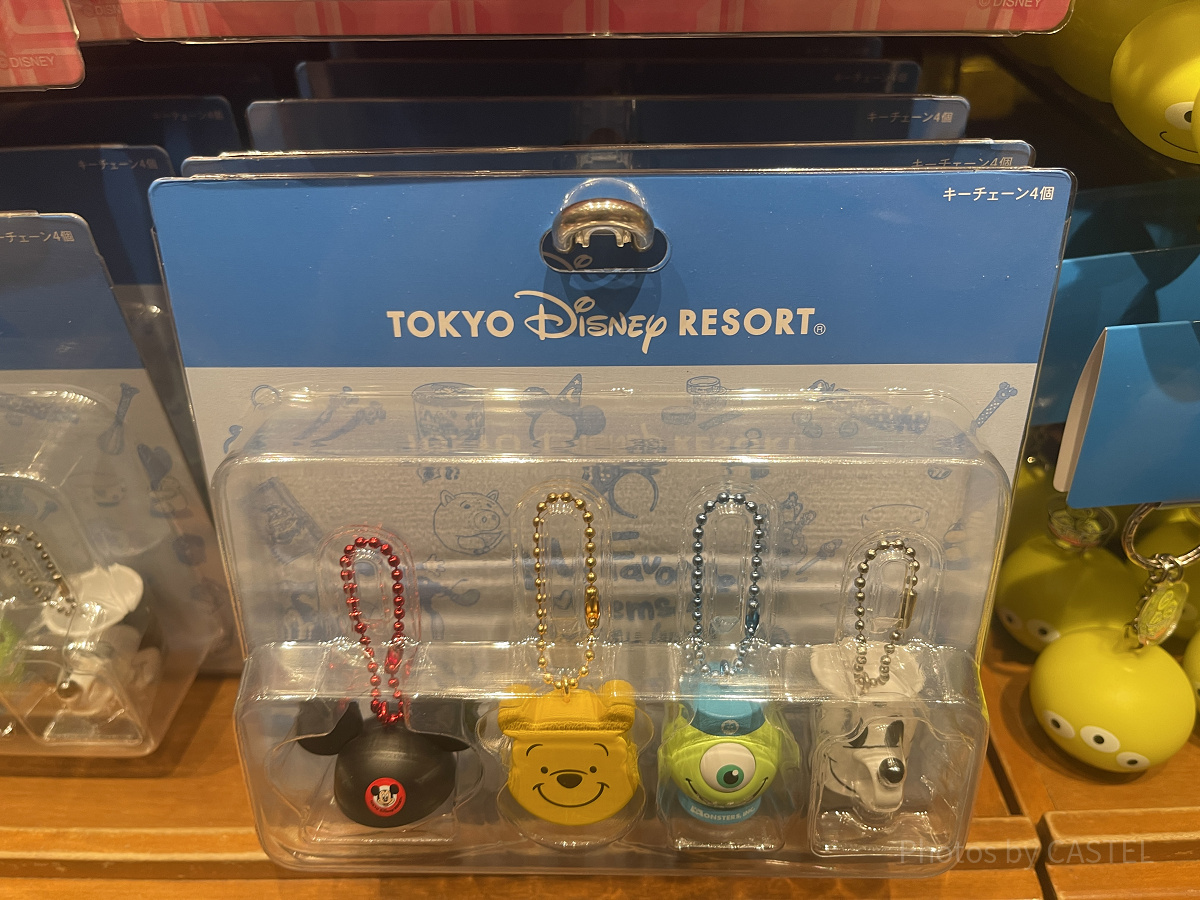 キーチェーンセット(ディズニーお土産モチーフグッズ)