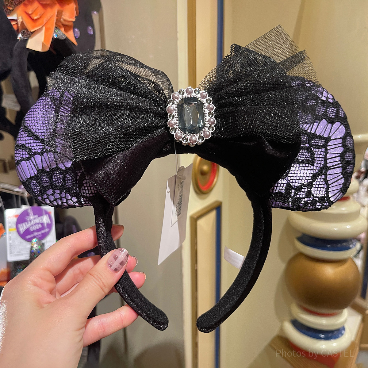 レースカチューシャ（ディズニーハロウィングッズ2024）| キャステル