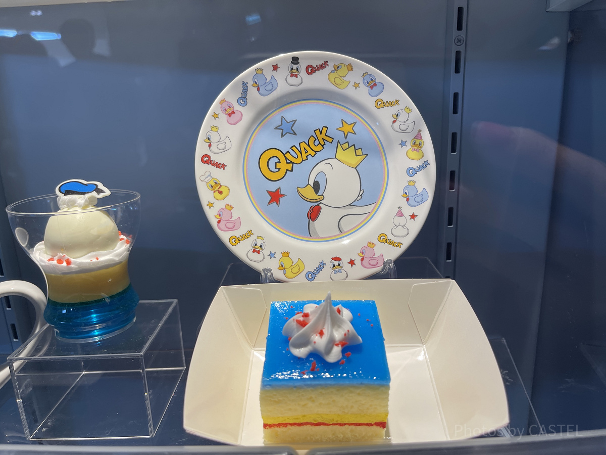 レモンクリームケーキ、スーベニアプレート付き