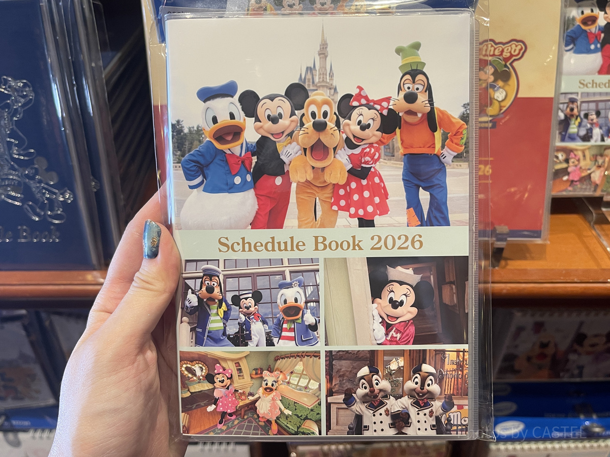 ミッキーマウスと仲間たち（実写）デザインの手帳