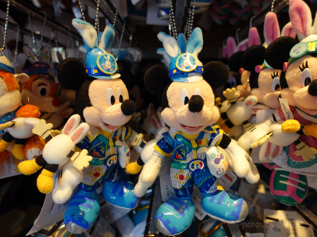 ミッキー ぬいぐるみバッジ（イースター）| キャステル | CASTEL