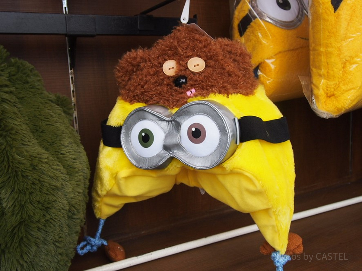 ミニオン＆ティムぬいぐるみハット| キャステル | CASTEL ディズニー情報