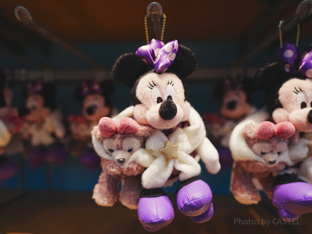 Disney winter 限定　ミニー　シェリーメイ ミニーとシェリーメイぬいぐるみバッジ（ダッフィー＆フレンズの