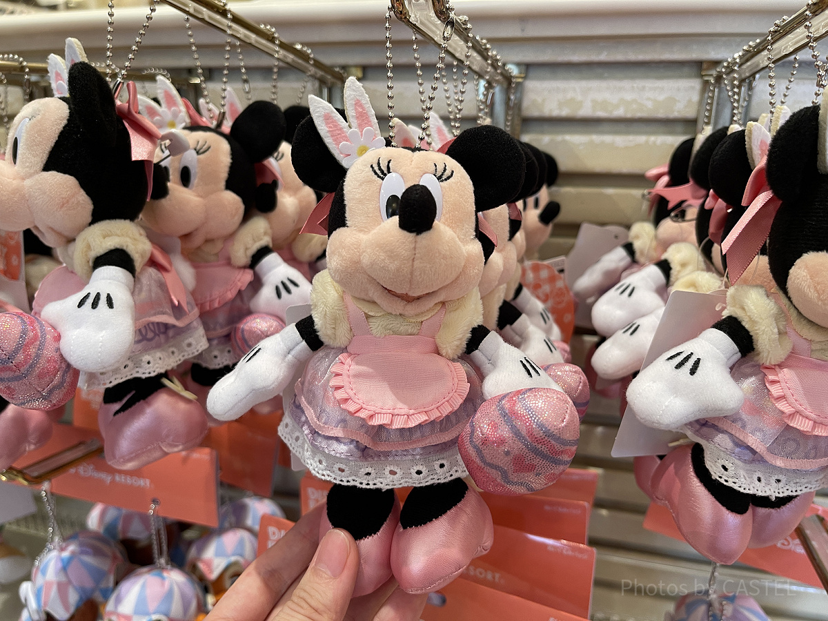 ミニーぬいぐるみバッジ②（2022年ディズニーイースターグッズ
