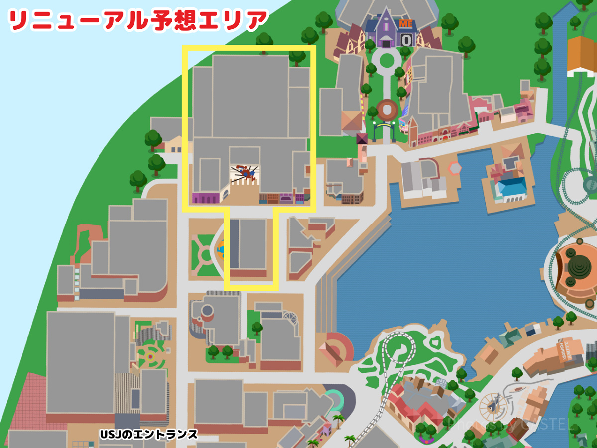 ニューヨークエリア再開発エリア予想図