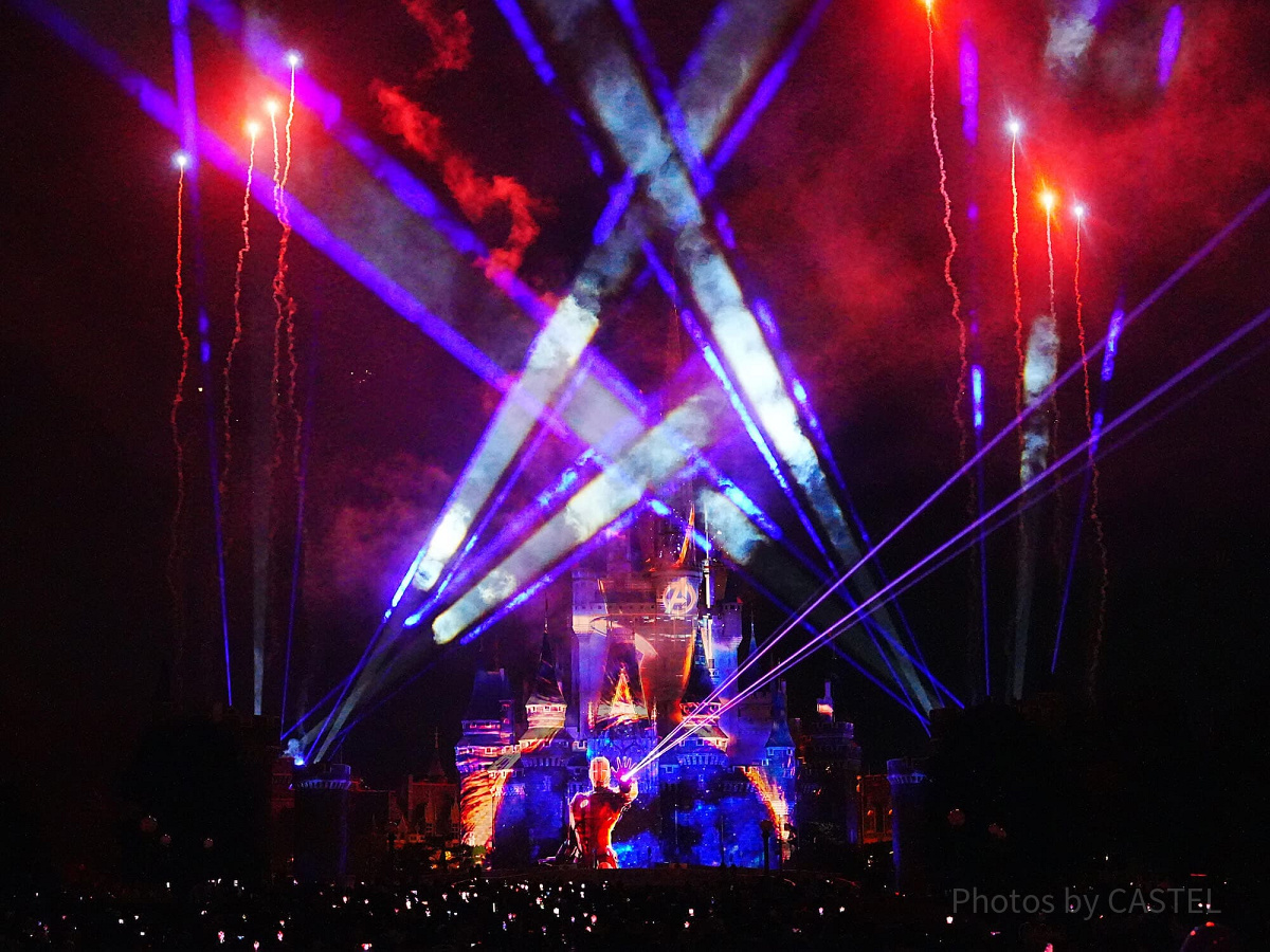 夜のキャッスルショー