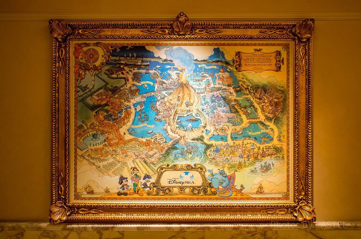 東京ディズニーシーの全体マップ| キャステル | CASTEL ディズニー情報