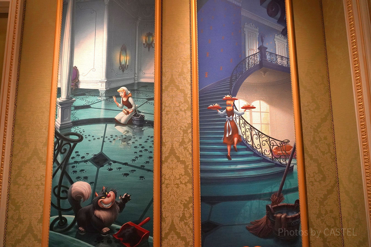 8つの絵画の一部 シンデレラのフェアリーテイルホール