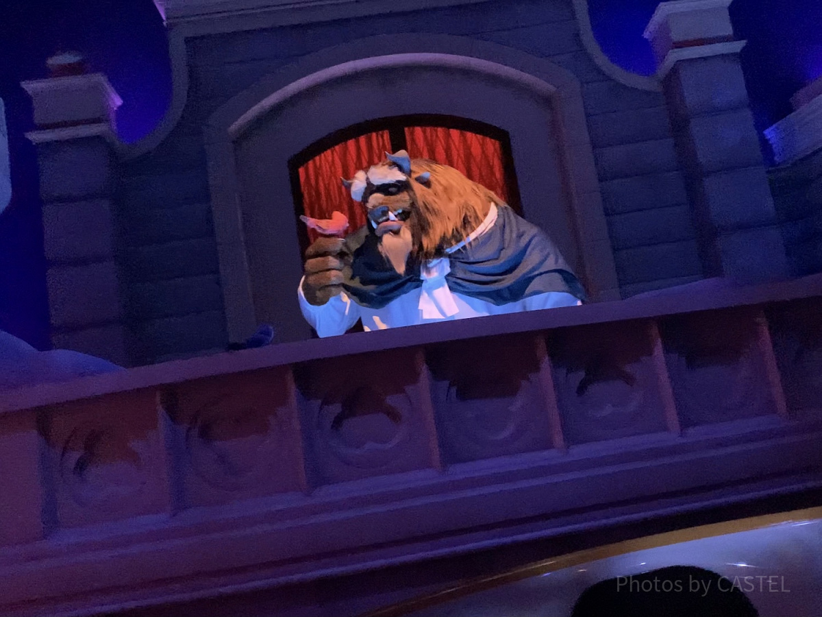 美女と野獣“魔法のものがたり”」のアトラクションは、撮影OK