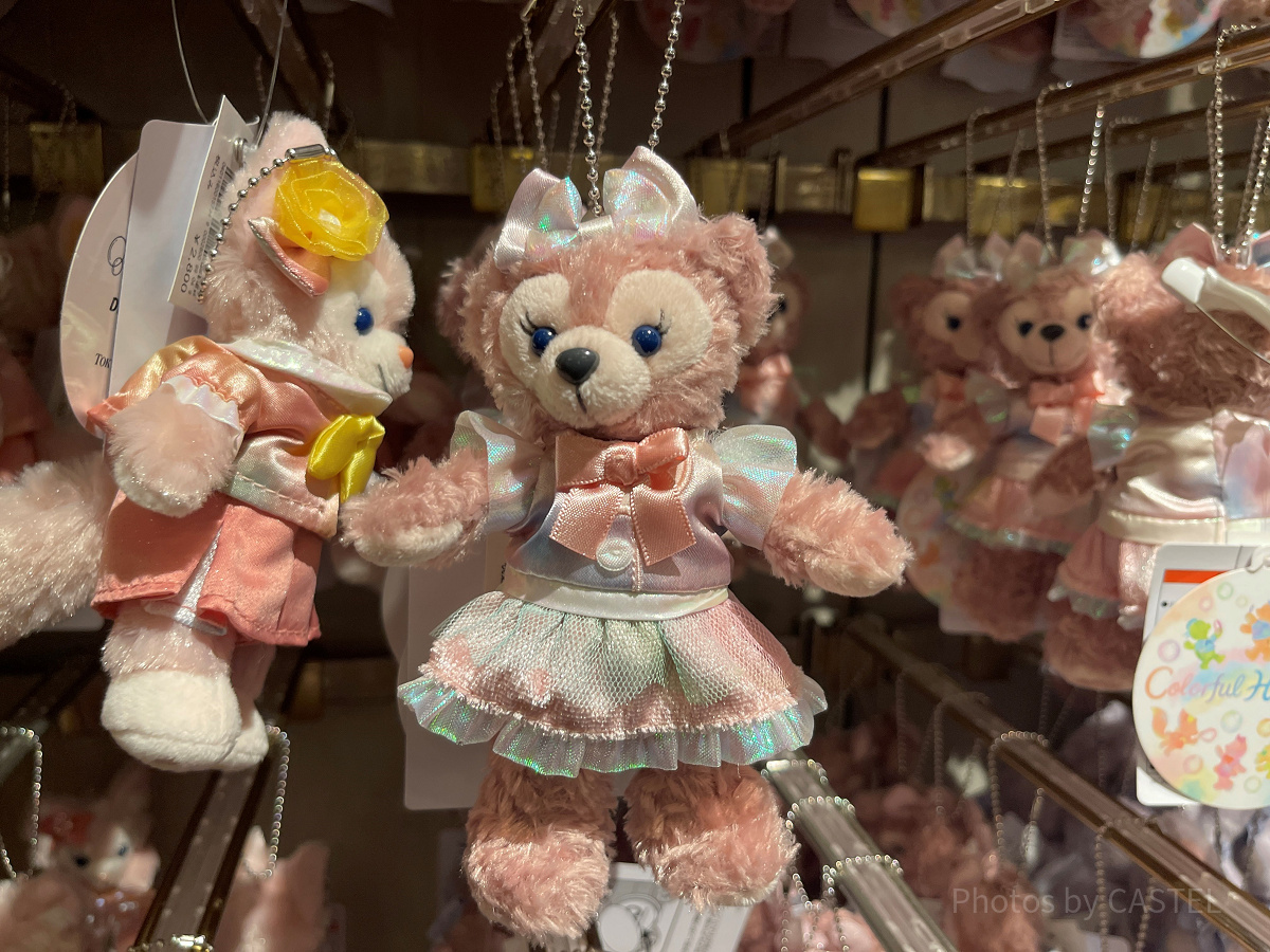 ぬいぐるみバッジ(ダッフィー20周年カラフルハピネスグッズ)